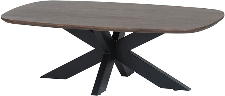 Nijwie MySons Salontafel deens ovaal 120, Mango Brown Walnut - Akagi Table Collection