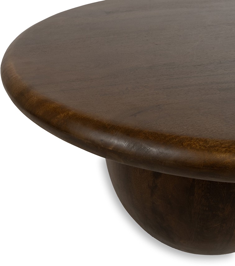 Nijwie MySons Salontafel Ø75, Mango Brown Walnut - Balloon Table Collection
