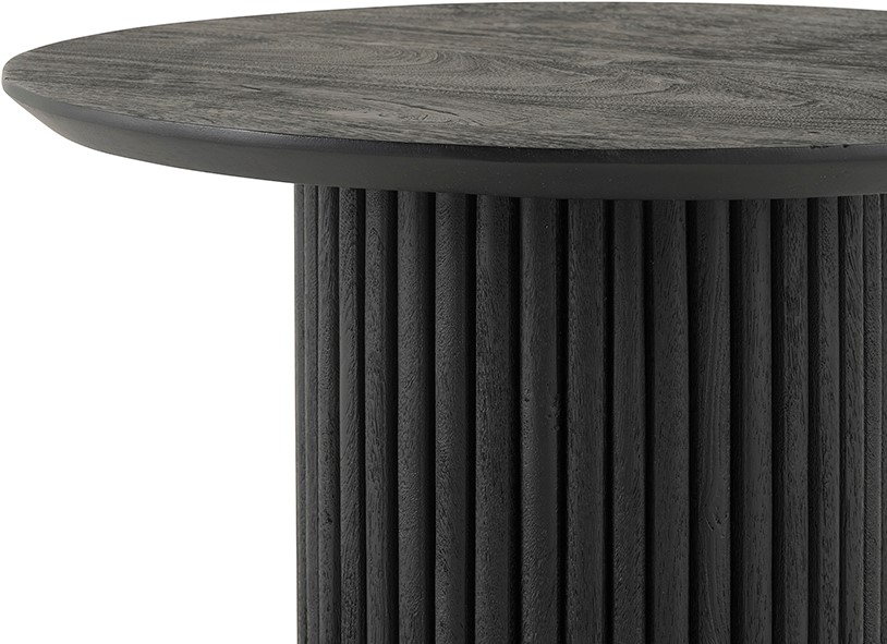 Nijwie MySons Salontafel Ø90, Acacia Black - Congo Table Collection
