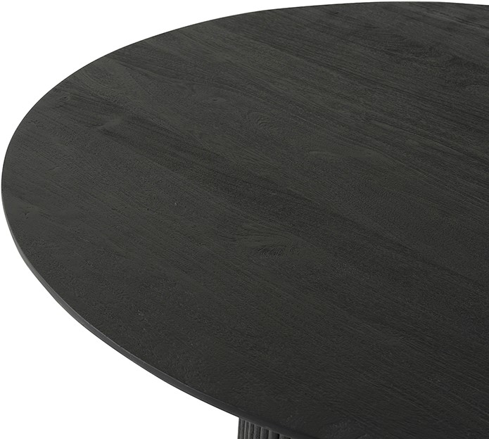 Nijwie MySons Salontafel Ø90, Acacia Black - Congo Table Collection