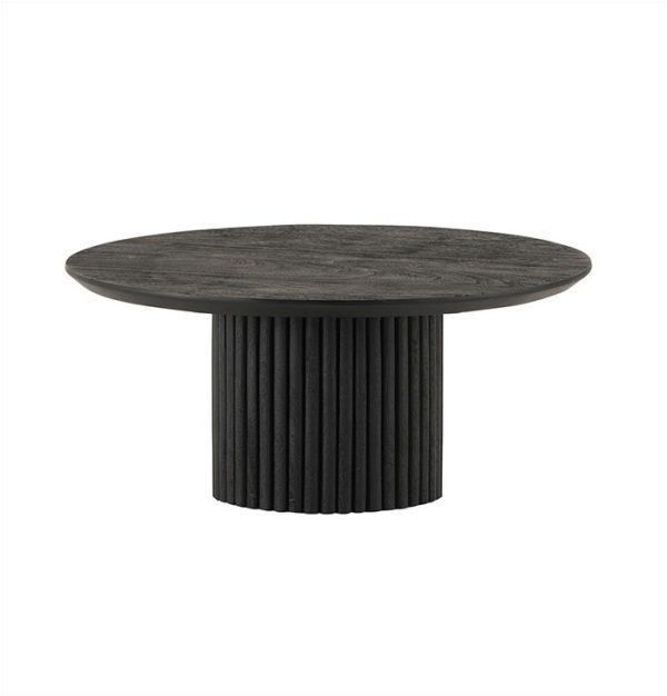 Nijwie MySons Salontafel Ø90, Acacia Black - Congo Table Collection
