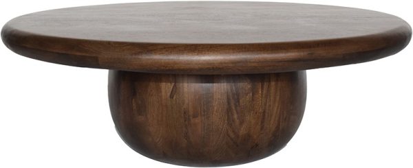 Nijwie MySons Salontafel Ø90, Mango Brown Walnut - Balloon Table Collection