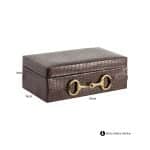Richmond Interiors Opbergdoos Rex dark brown large