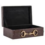 Richmond Interiors Opbergdoos Rex dark brown large