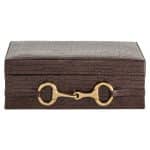 Richmond Interiors Opbergdoos Rex dark brown large