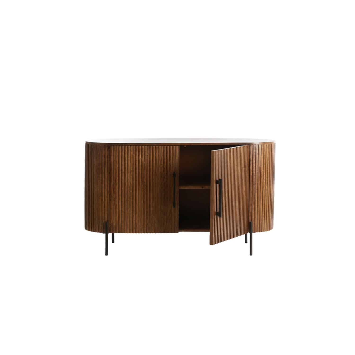 detailfoto Light & Living Kast 140x40x78 cm DUMOSI hout donker bruin