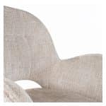 detailfoto-Nijwie-MySons-Alicia-eetkamerstoel-draaipoot-360ARS-Cremona-Taupe-04-Unique-Collection-vierkant-wit