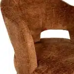 detailfoto Nijwie MySons Friso armstoel - draaipoot 360 - Solo - Brandy 272 - Unique Collection