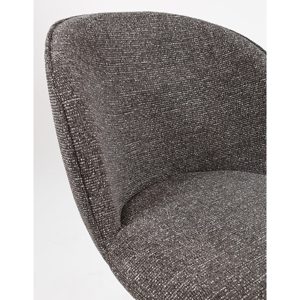 Nijwie MySons Kate eetkamerstoel - off-white draaipoot 360 - Present - Dark brown 456 - Unique Collection