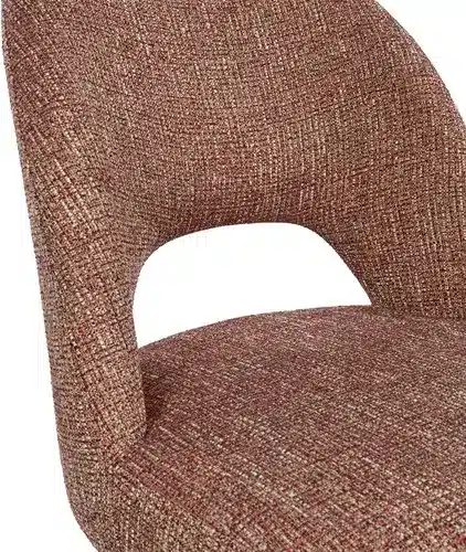 Nijwie MySons Maxima eetkamerstoel - draaipoot 360 - Field - Wine red 232 - Unique Collection