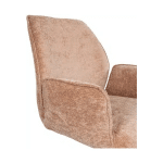 Nijwie MySons Riva eetkamerstoel - draaipoot 360ARS - Vibe - Salmon 52 - Unique Collection