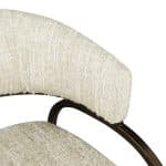 detailfoto Richmond Interiors Eetkamerstoel Charda beige angora