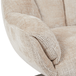 detailfoto Tower Living Force coffeechair 360° + footstool - Cremona 14 beige