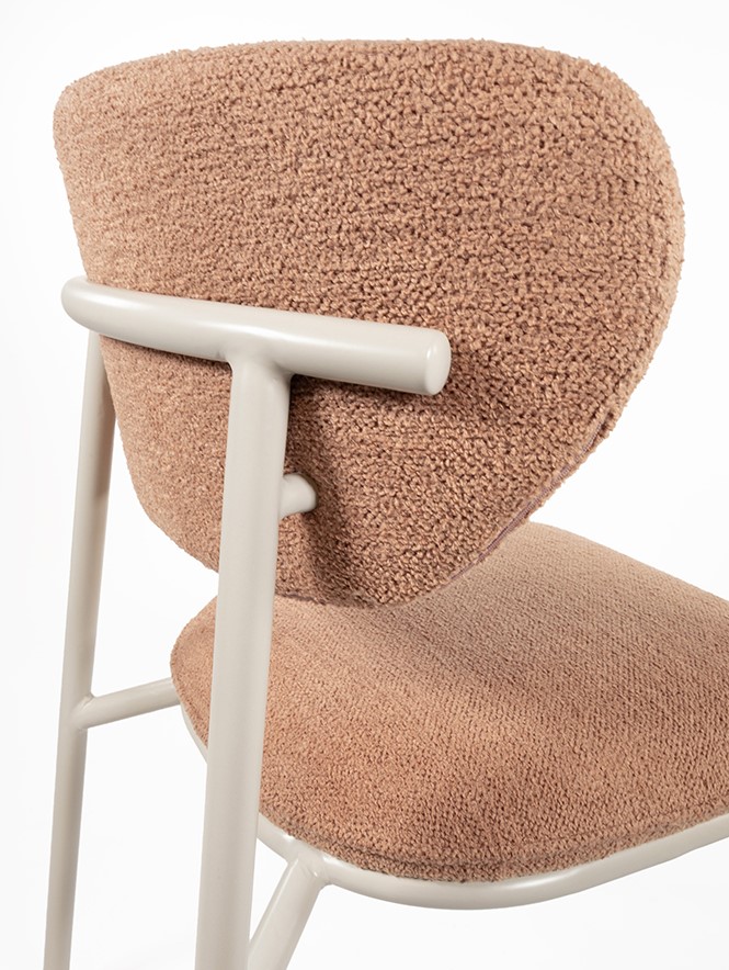 Nijwie MySons Didi eetkamerstoel - Beige frame - Gear - Powder 209 - Unique Collection