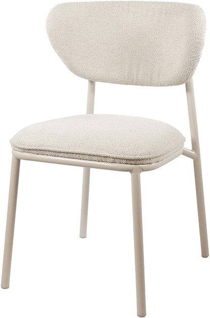 Nijwie MySons Didi eetkamerstoel - Beige frame - Gear - Shell 196 - Unique Collection