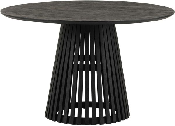 Nijwie MySons Eetkamertafel Ø120, Acacia Black - Burundi Table Collection