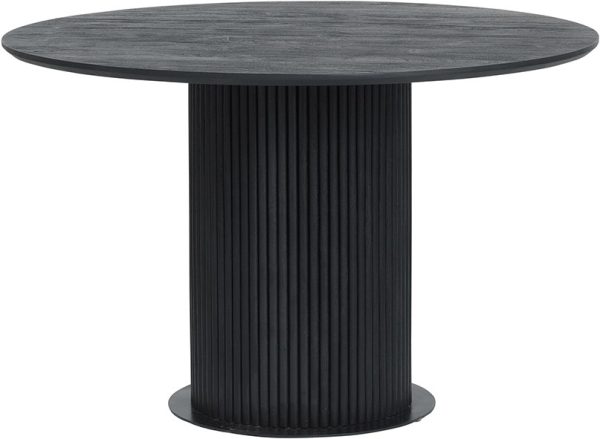 Nijwie MySons Eetkamertafel Ø120, Acacia Black - Congo Table Collection