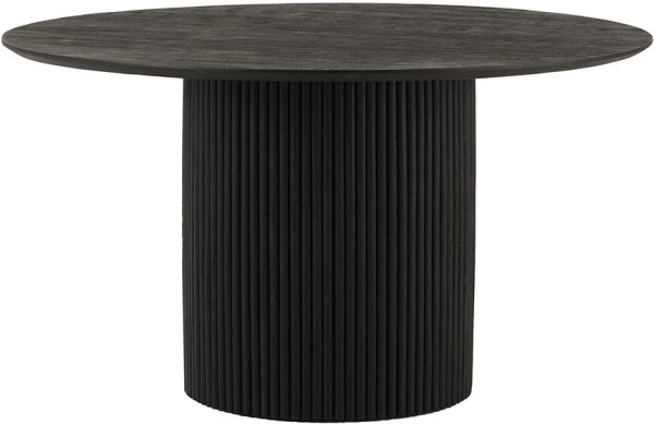 Nijwie MySons Eetkamertafel Ø140, Acacia Black - Congo Table Collection