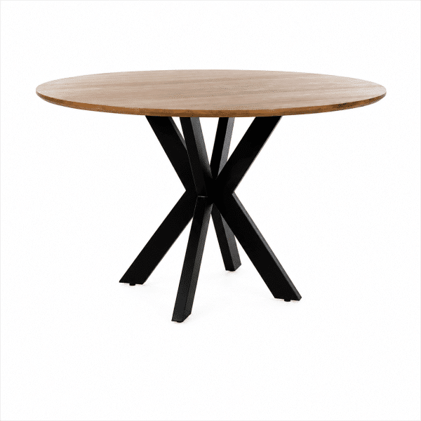 Nijwie MySons Eetkamertafel Ø130, Mango Smooth Natural - Tokio Table Collection