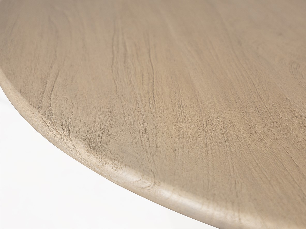 Nijwie MySons Eetkamertafel Ø120, Acacia Weathered Wood - Durban Table Collection