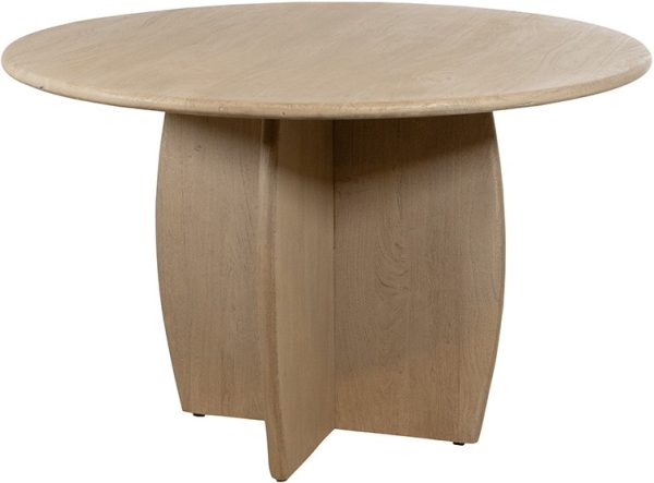 Nijwie MySons Eetkamertafel Ø120, Acacia Weathered Wood - Durban Table Collection