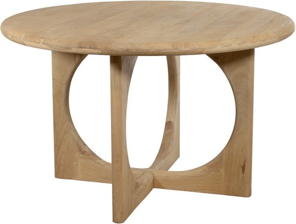 Nijwie MySons Eetkamertafel Ø130, Acacia Groovy Natural - Zodiac Collection