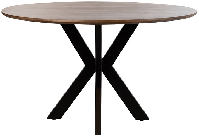 Nijwie MySons Eetkamertafel Ø130, Mango Brown Walnut - Tokio Table Collection
