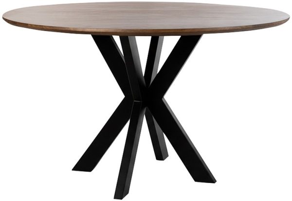 Nijwie MySons Eetkamertafel Ø150, Mango Brown Walnut - Tokio Table Collection