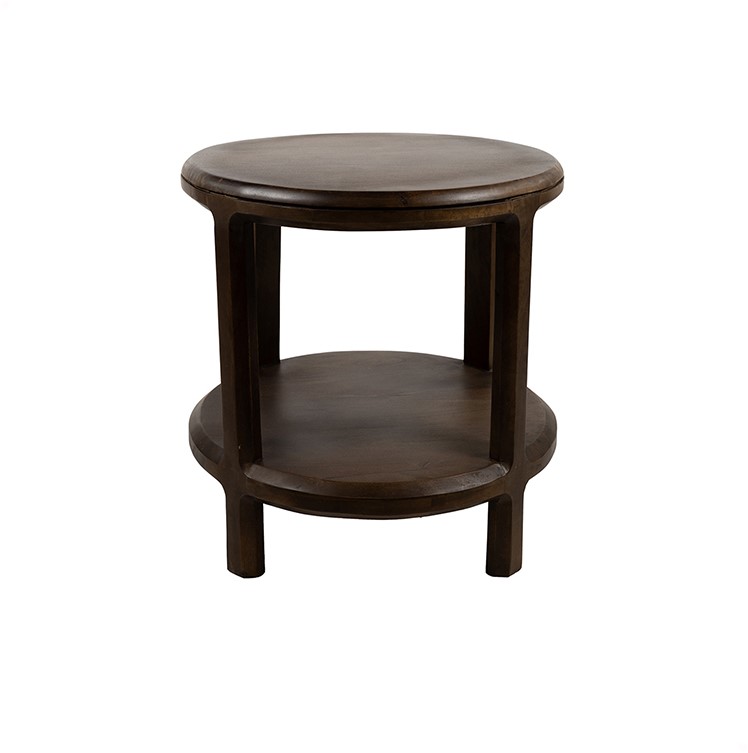 Nijwie MySons Bijzettafel Ø50, H50, Mango Brown Walnut - Jumbo Collection