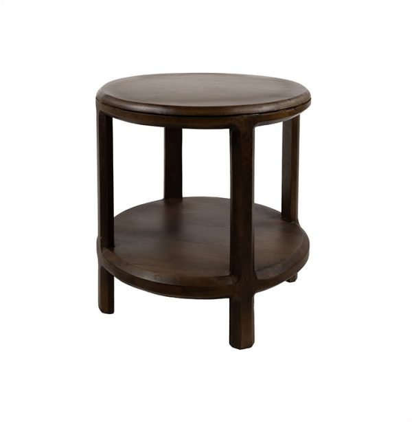 Nijwie MySons Bijzettafel Ø50, H50, Mango Brown Walnut - Jumbo Collection