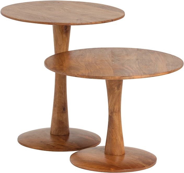 Nijwie MySons Bijzettafel Ø60, laag, Ginger - Flare Furniture
