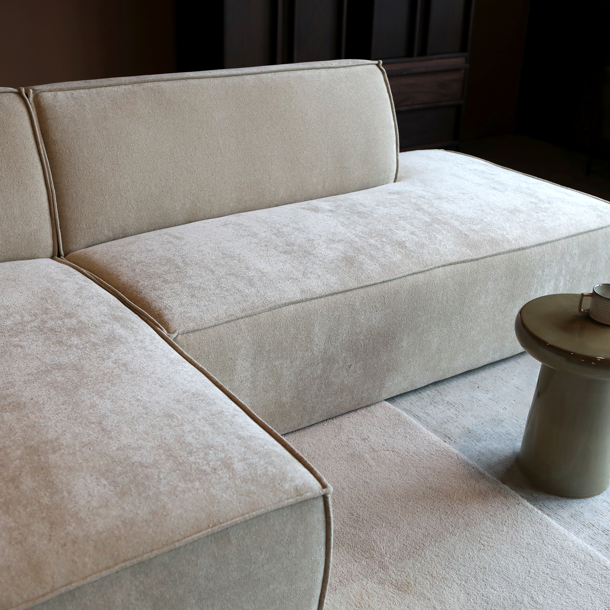 PEPP ENZO met chaise longue links