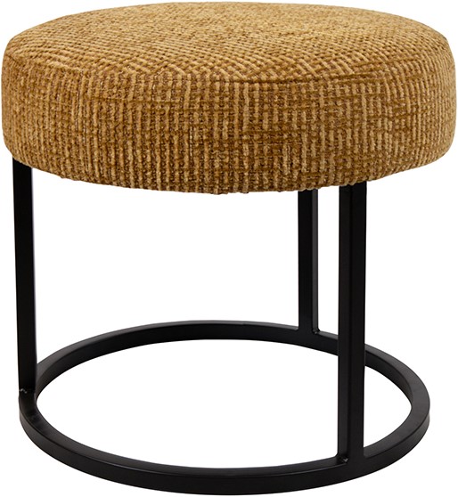 Nijwie MySons Escabel hocker - Ø45 - Coco - Gold 132 - Unique Collection