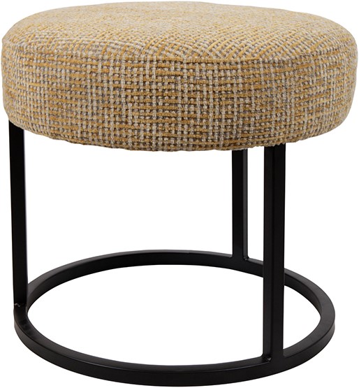 Nijwie MySons Escabel hocker - Ø45 - Coco - Mustard 06 - Unique Collection