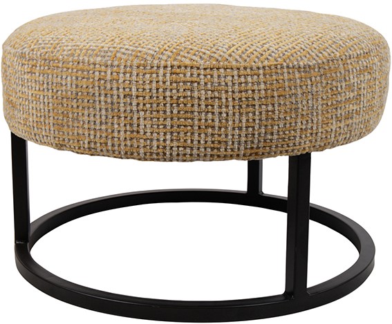Nijwie MySons Escabel hocker - Ø50 - Coco - Mustard 06 - Unique Collection