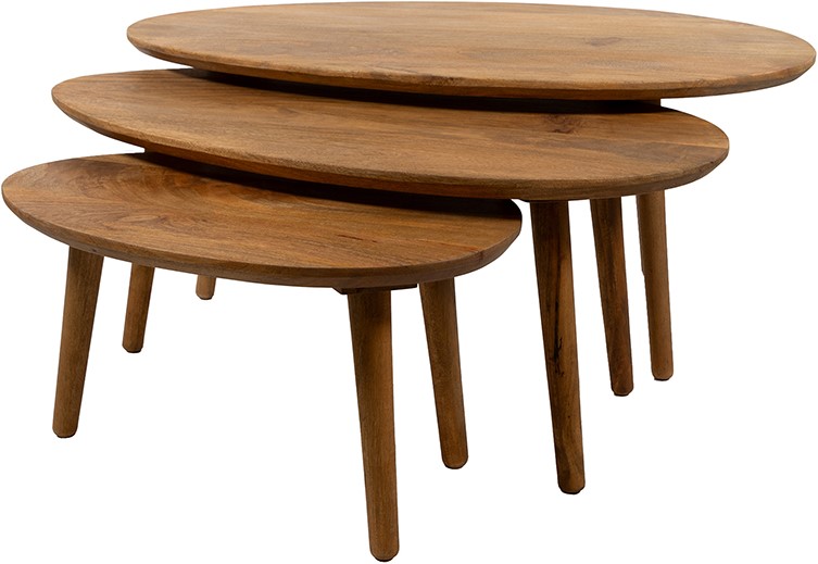 Nijwie MySons Hamburg salontafel ovaal 88, H37, Smooth Natural - Must Have Collection