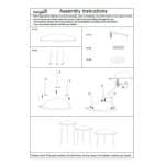 instructies Livingfurn Brix Loua Brown set of 3