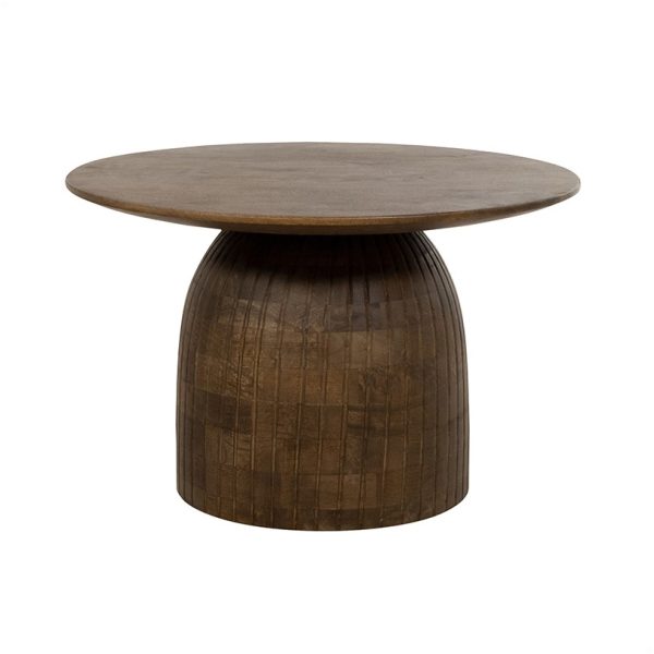 Nijwie MySons Karl salontafel Ø60, H38, Mango Matt Walnut - Couture Collection