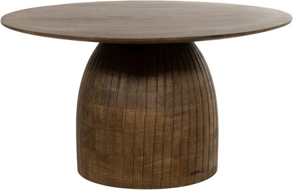 Nijwie MySons Karl salontafel Ø80, H45, Mango Matt Walnut - Couture Collection