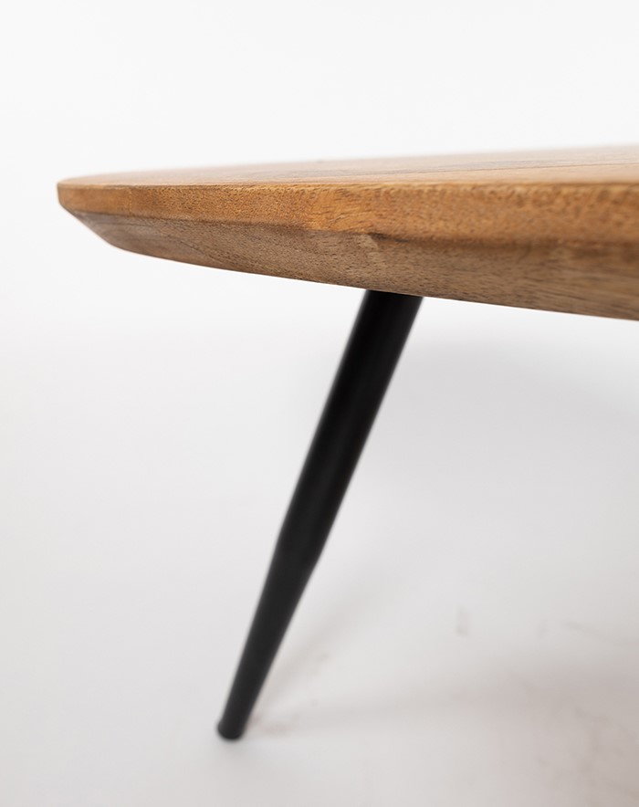 Nijwie MySons Kassel salontafel organisch, set van 2, Smooth Natural (25mm) - Must Have Collection