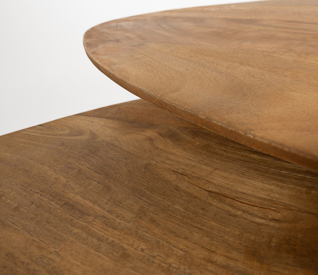 Nijwie MySons Keulen salontafel organisch, set van 2, Smooth Natural - Must Have Collection