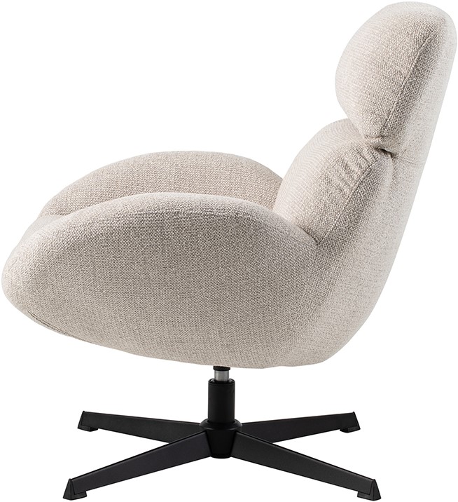 Nijwie MySons King draaifauteuil 360 - Milan - Pebble 110 - Unique Collection