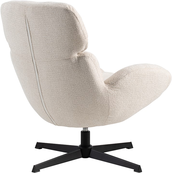 Nijwie MySons King draaifauteuil 360 - Milan - Cream 103 - Unique Collection