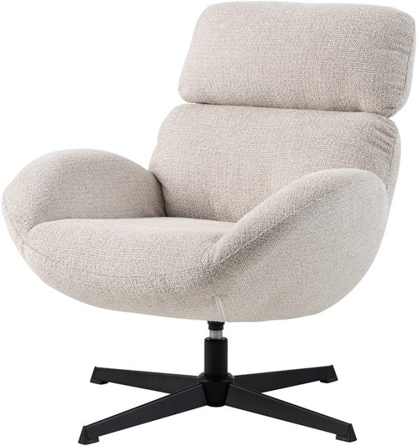 Nijwie MySons King draaifauteuil 360 - Milan - Pebble 110 - Unique Collection