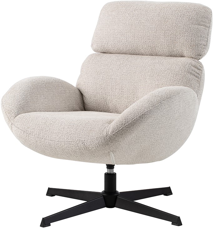 Nijwie MySons King draaifauteuil 360 - Milan - Pebble 110 - Unique Collection