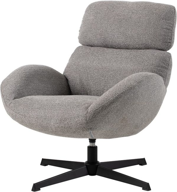 Nijwie MySons King draaifauteuil 360 - Milan - Grey 451 - Unique Collection