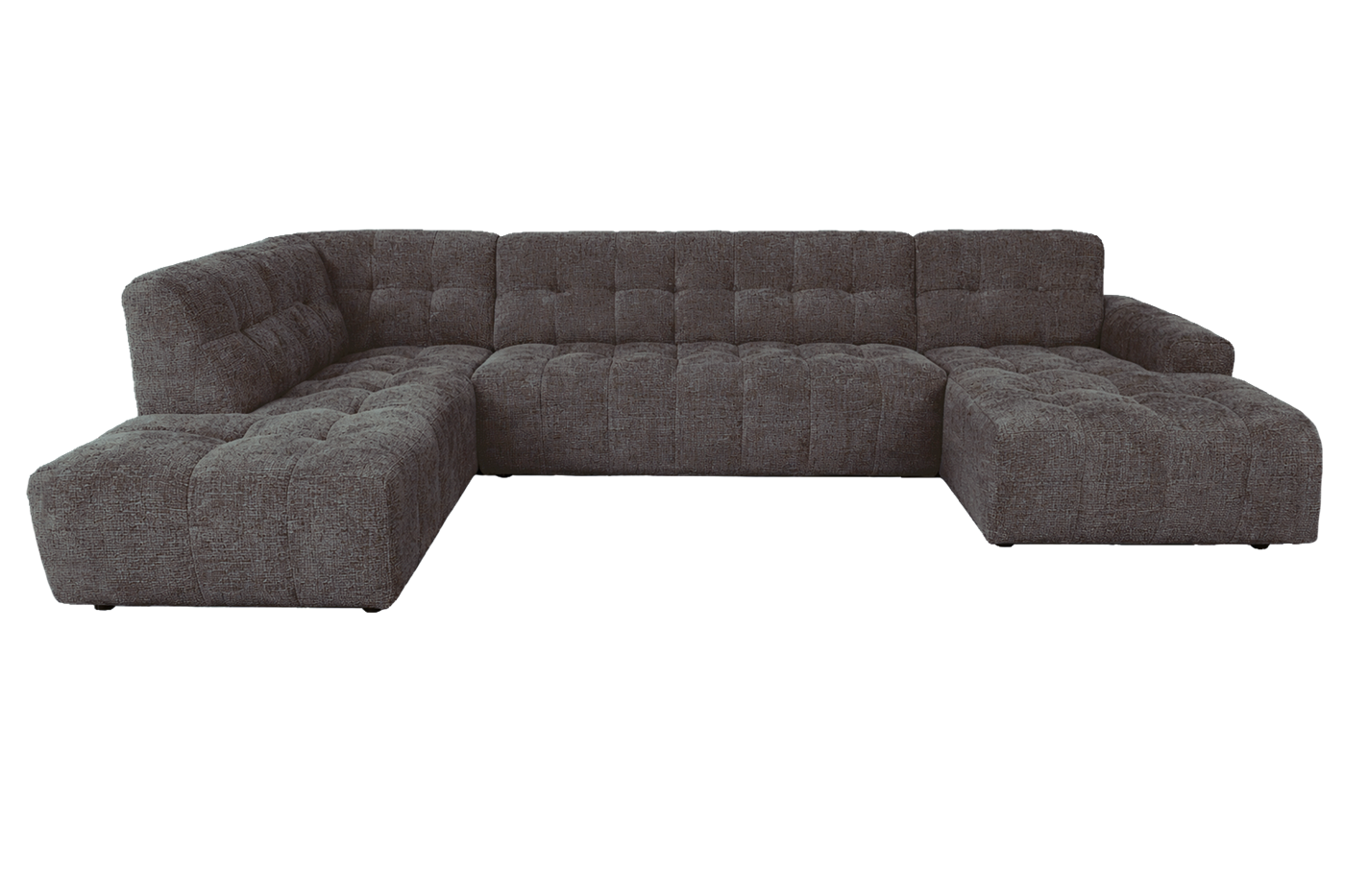 Tower Living Memphis Ottoman L - 3-seater - Chaise R - Haga 16 charcoal