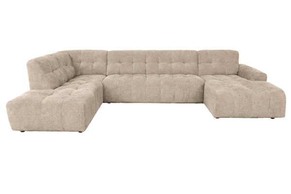 Tower Living Memphis Ottoman L - 3-seater - Chaise R - Haga 30 beige