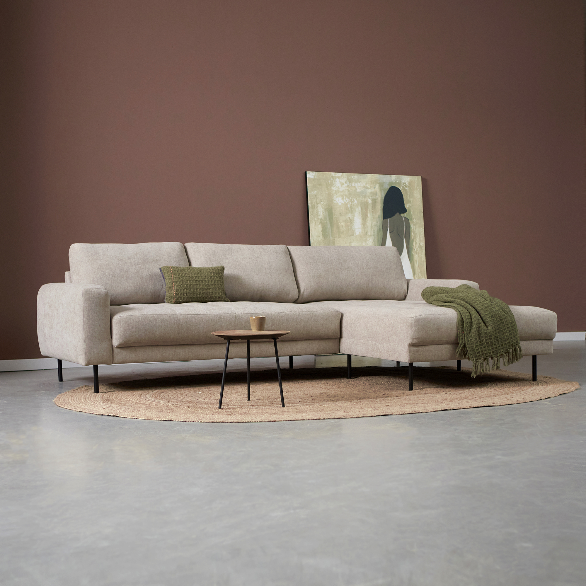 PEPP OREO met chaise longue rechts