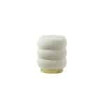 Light & Living Poef 80x40x45 cm LYALL teddy crème+goud